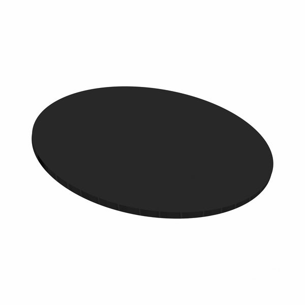 5mm Black Round Matt Masonite Board