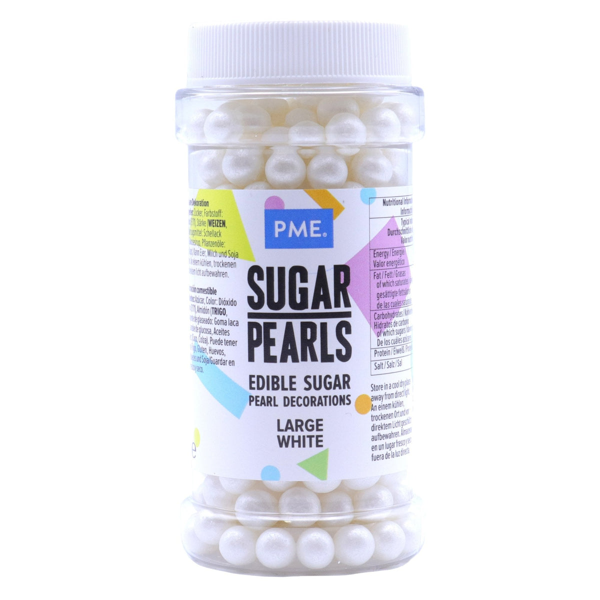 White 7mm Sugar Pearls 90g