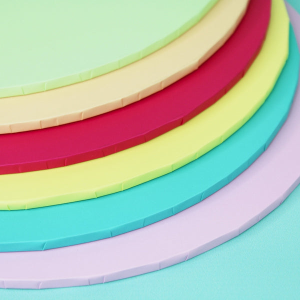 5mm Pastel Green Round Matt Masonite Board