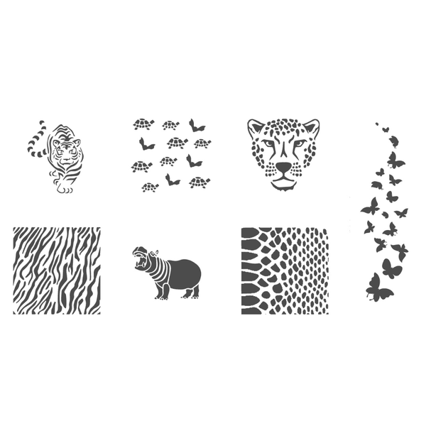 Bravio Stencil Set Of 7