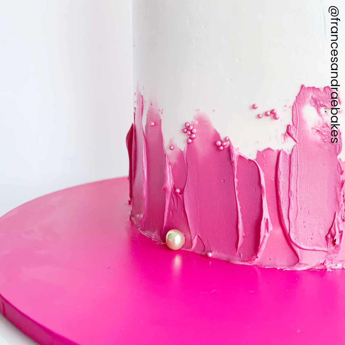 5mm Hot Pink Round Matt Masonite Board