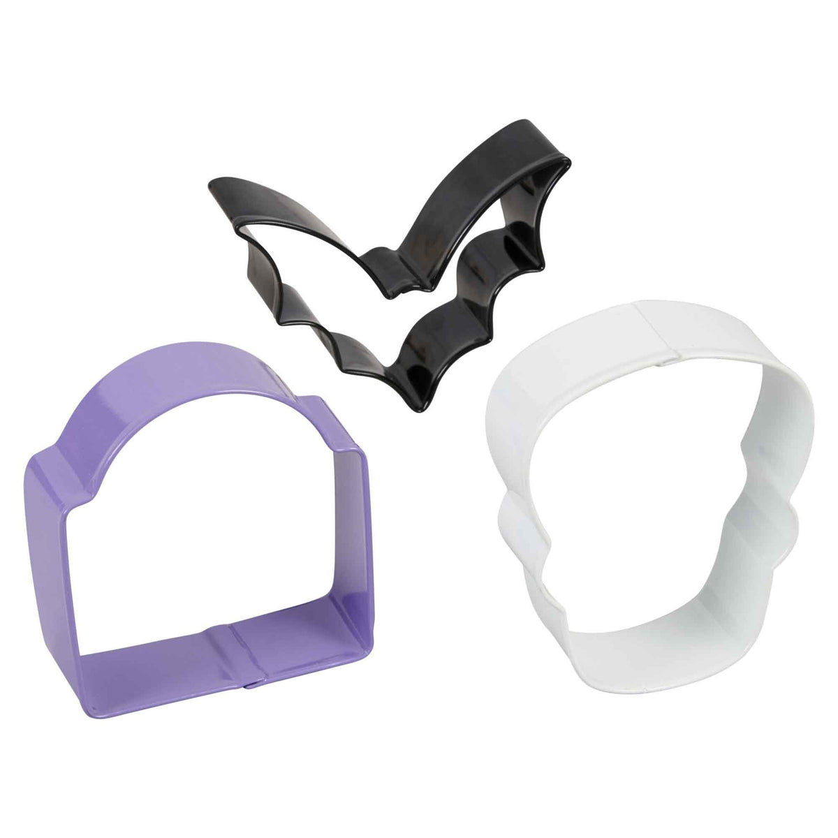 Bat, Stone & Skull - Metal Cutter Set of 3