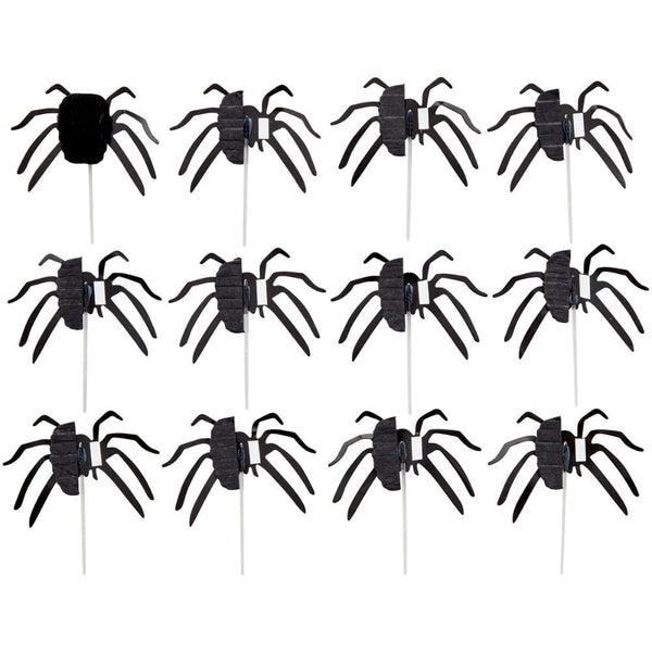 Spider Honeycomb Toppers x12