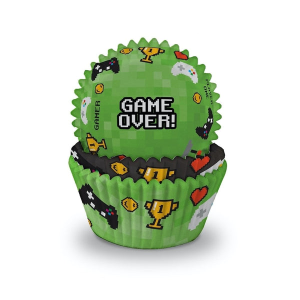 Gaming Party Cupcake Cases x 75