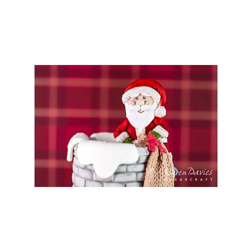 Sitting Santa Mould By Karen Davies