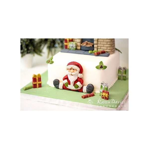 Sitting Santa Mould By Karen Davies