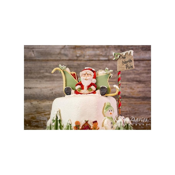 Sitting Santa Mould By Karen Davies