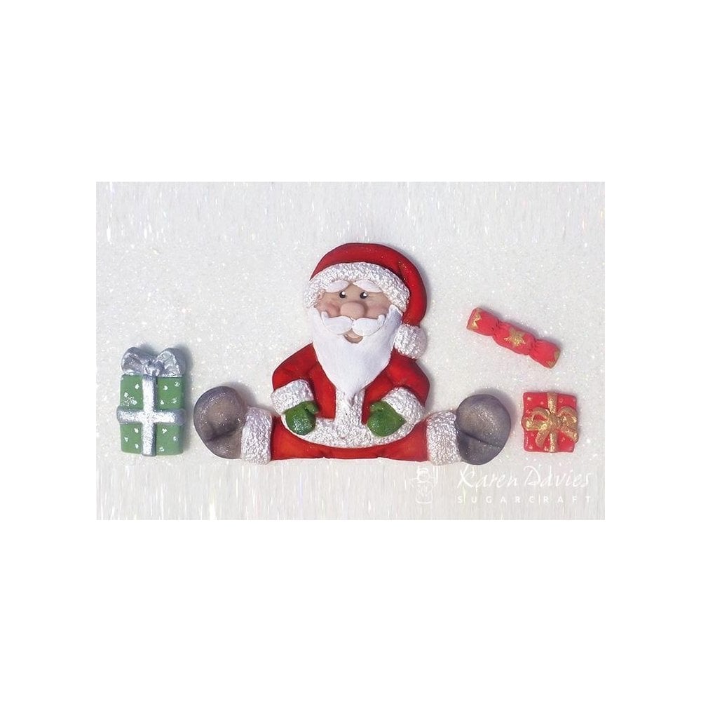 Sitting Santa Mould By Karen Davies