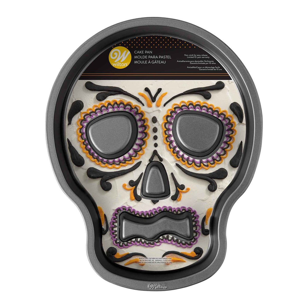 Halloween Skull Cake Tin