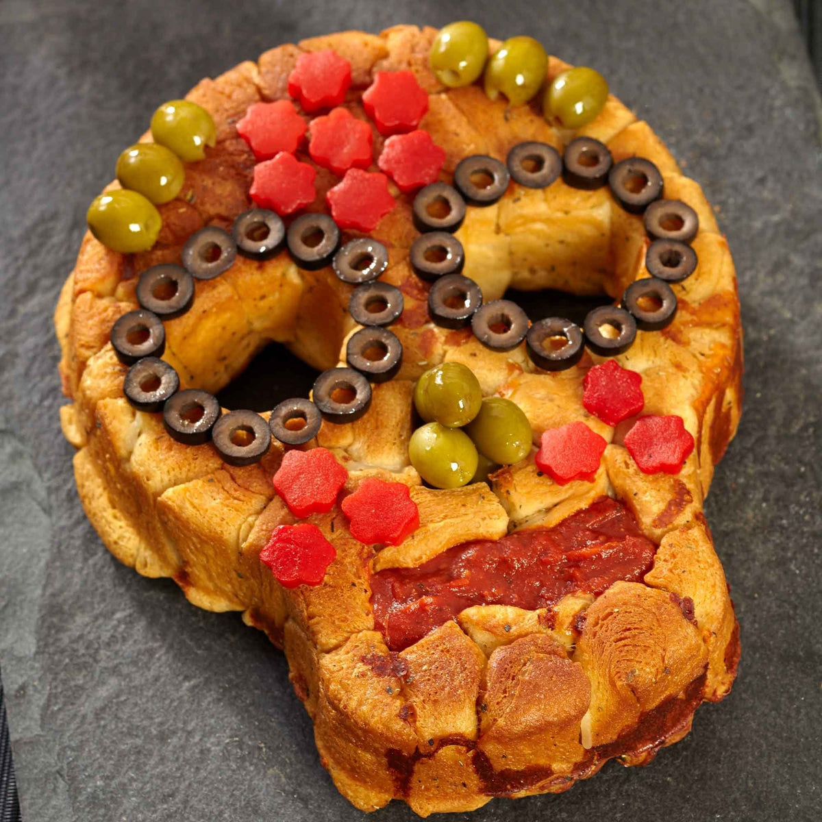 Halloween Skull Cake Tin