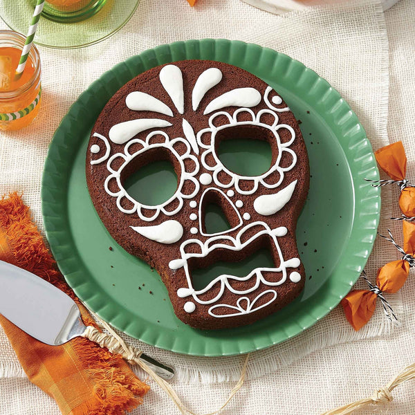 Halloween Skull Cake Tin