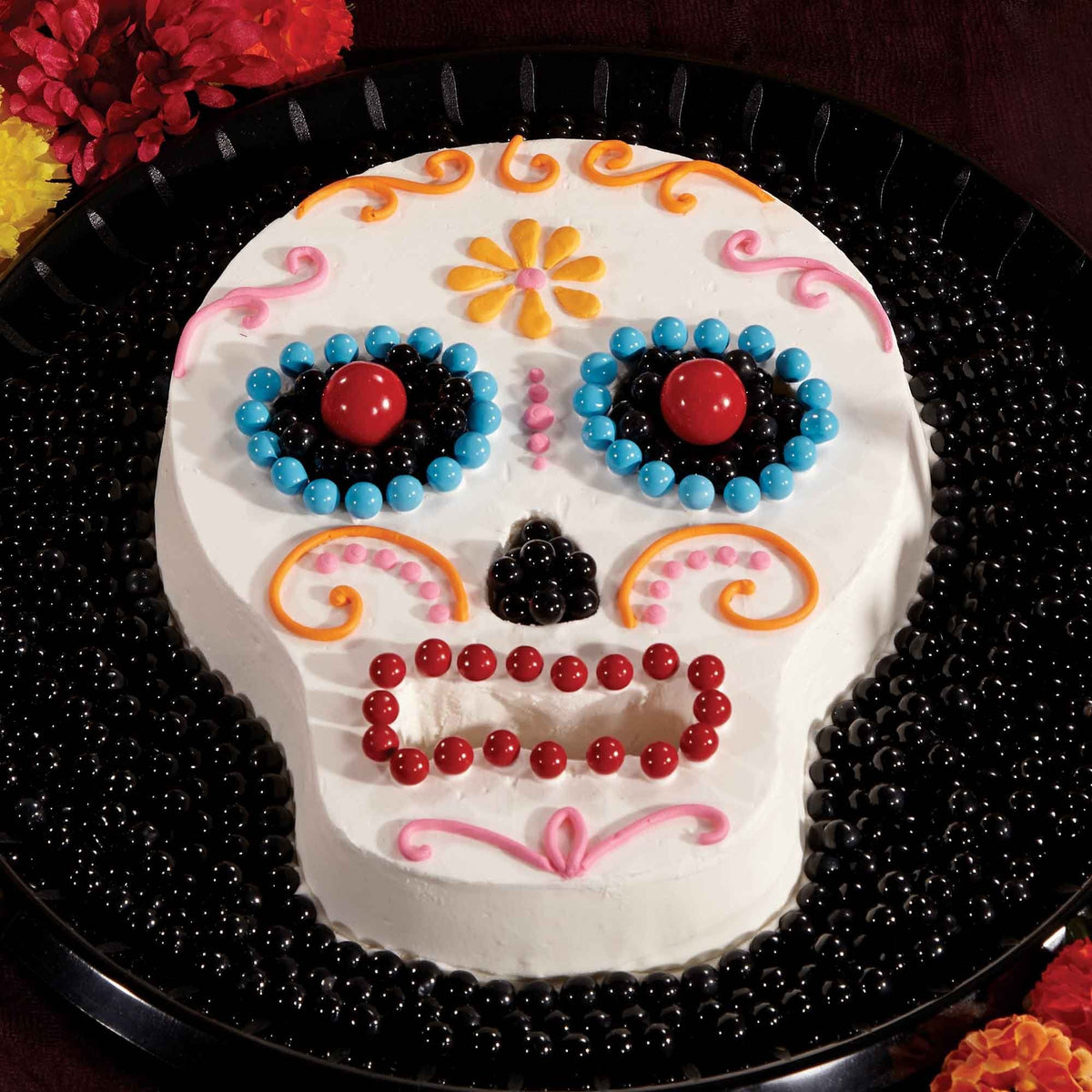 Halloween Skull Cake Tin