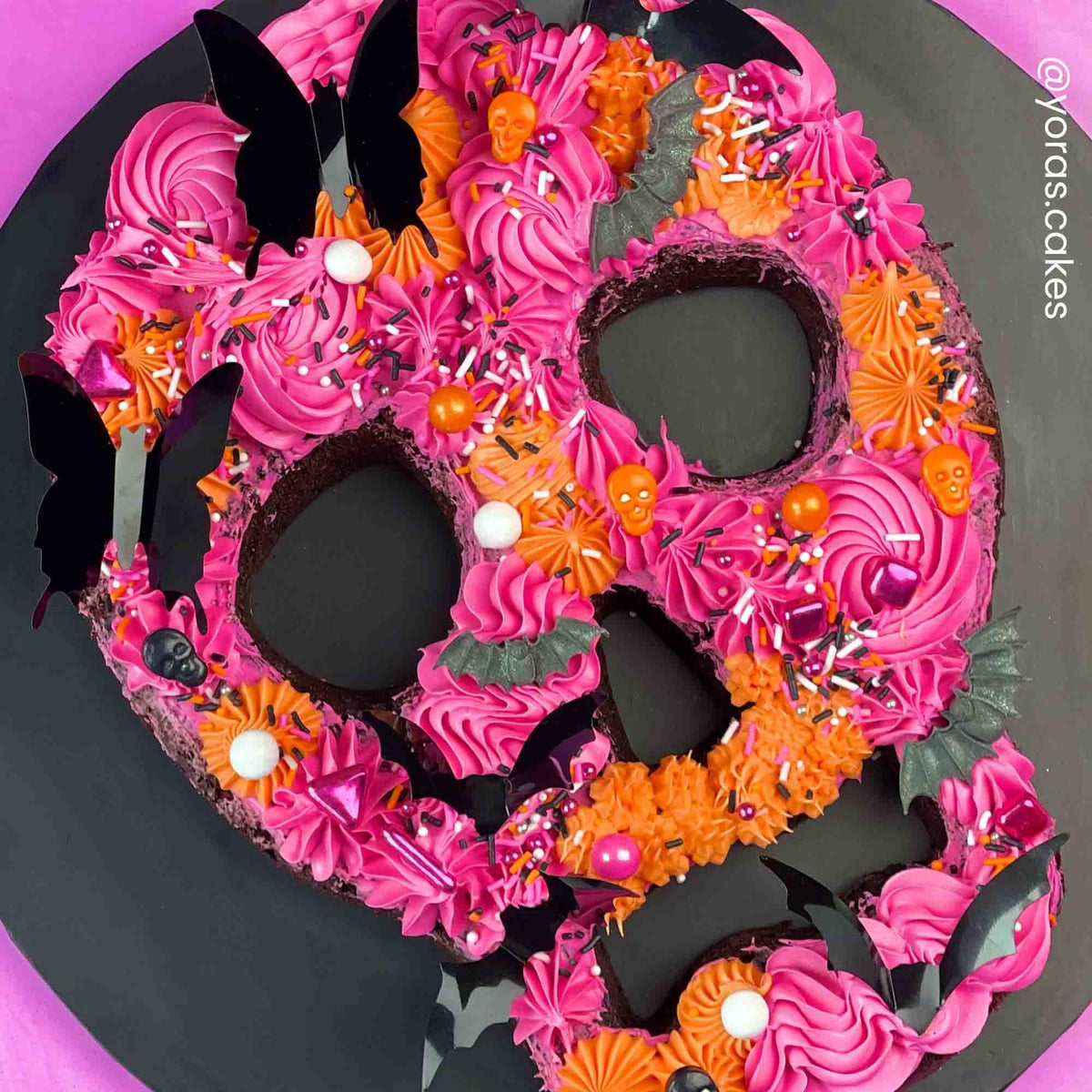 Halloween Skull Cake Tin