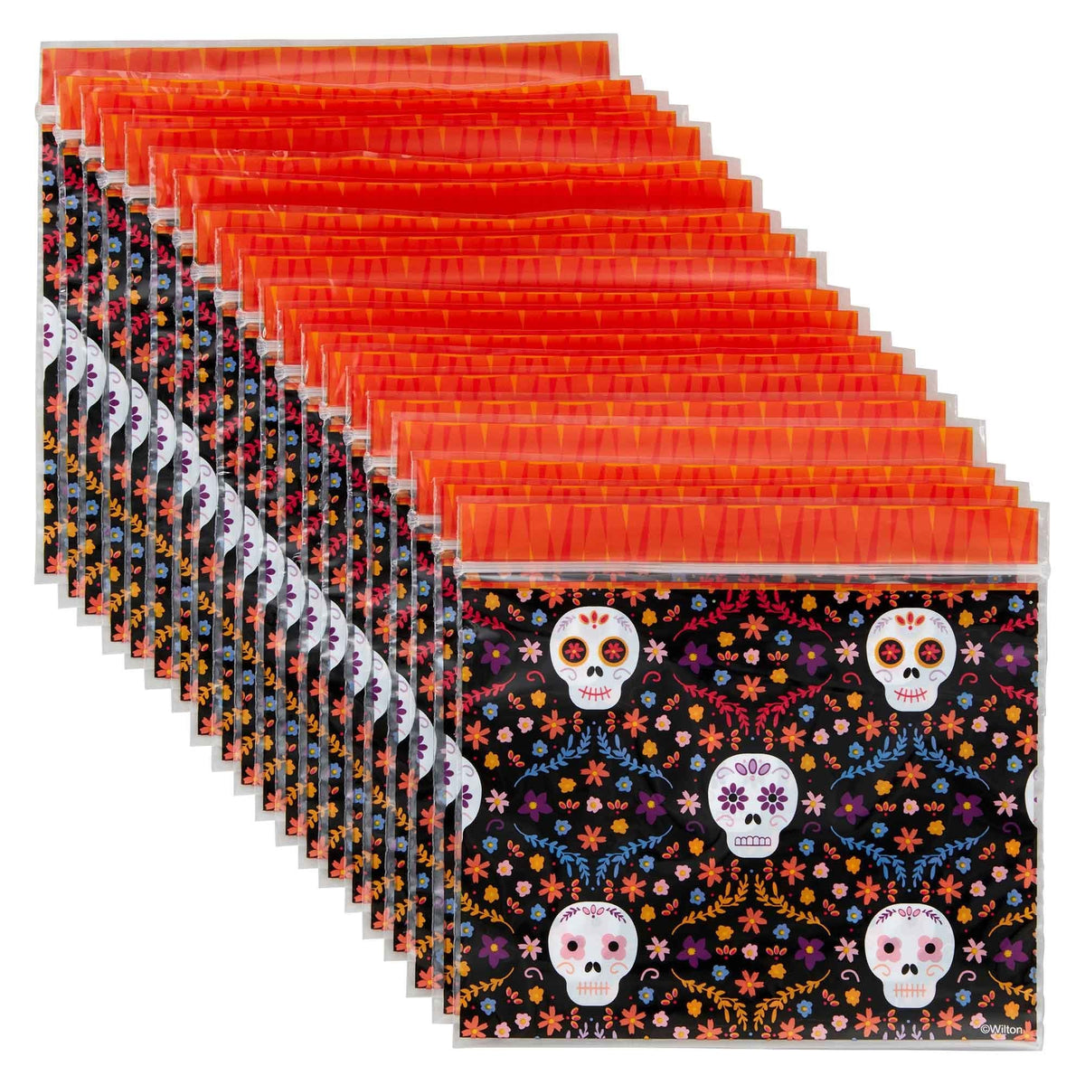 Day Of The Dead - Treat Bags Set Of 20 - Wilton