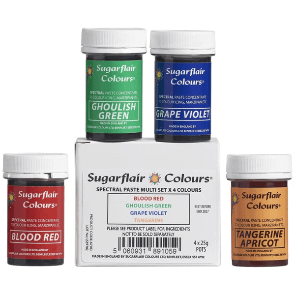 Multi Colour Spectral Paste Set Of 4 - Sugarflair