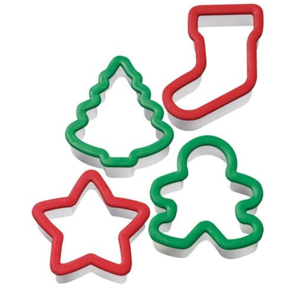 Christmas Grippy Cutter Set Of 4 - Wilton