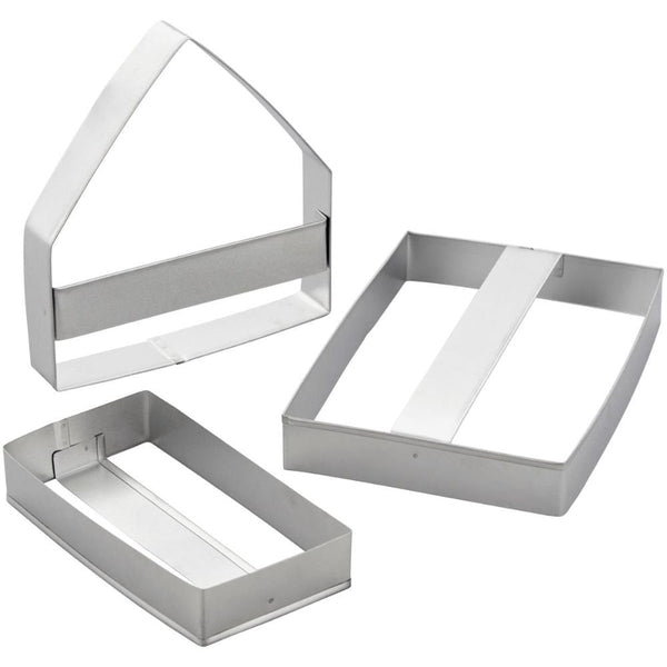 Gingerbread House Cutter Set Of 3 - Wilton
