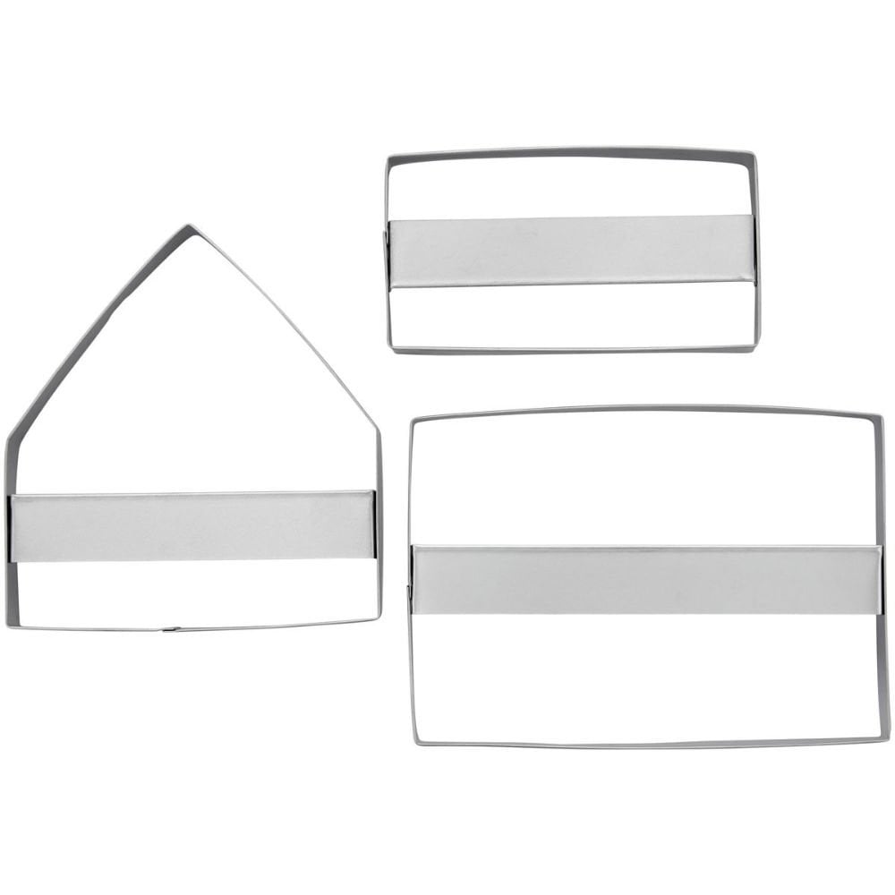 Gingerbread House Cutter Set Of 3 - Wilton