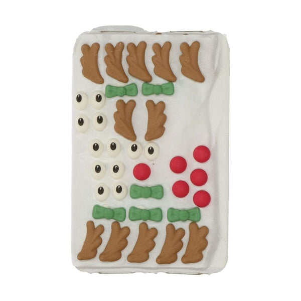 Reindeer - Royal Icing Topper Set Of 12 - Wilton