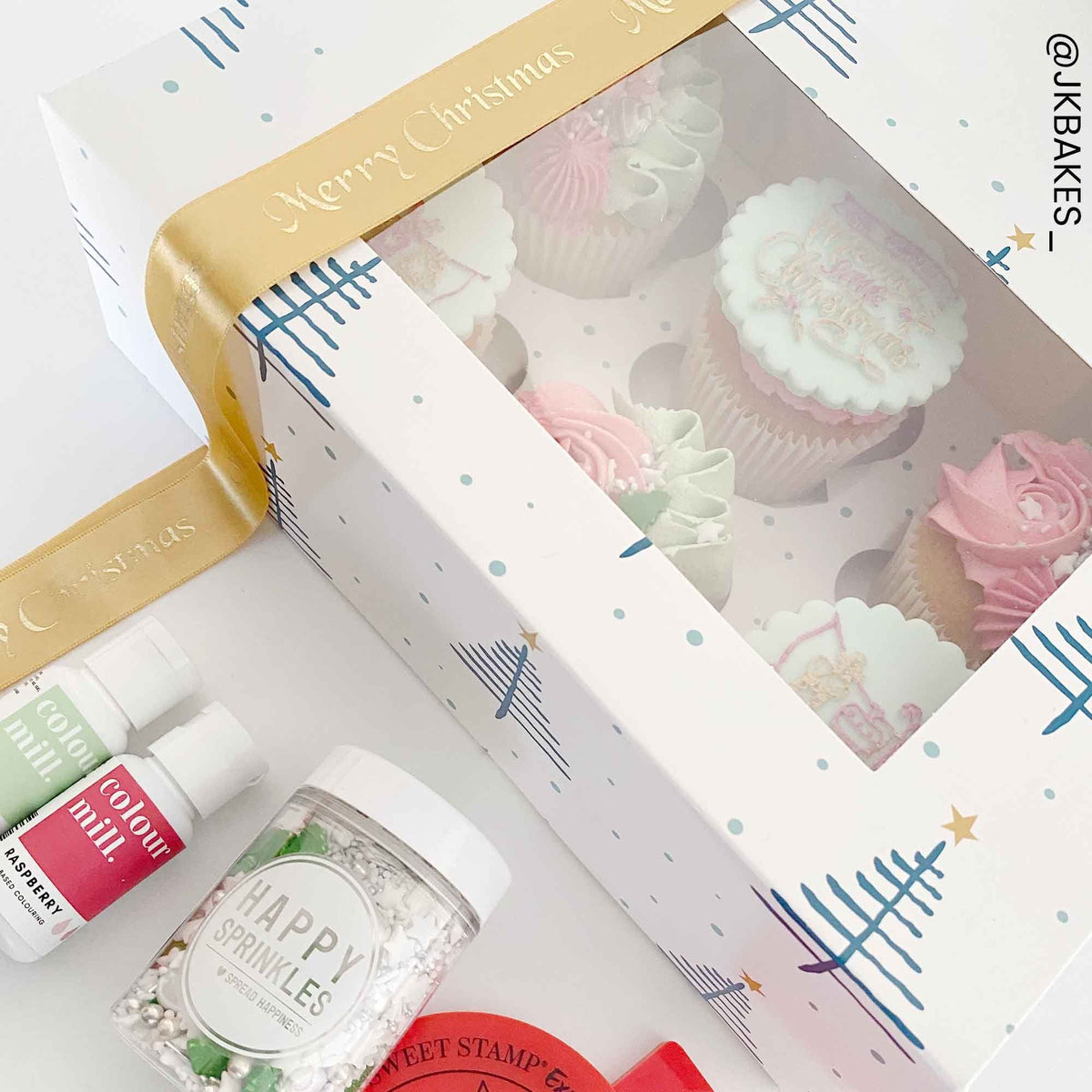 Nordic Trees Cupcake Box