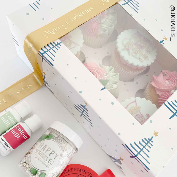Nordic Trees Cupcake Box