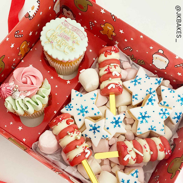 Festive Friends Hamper & Cupcake Box - Pack Of 2