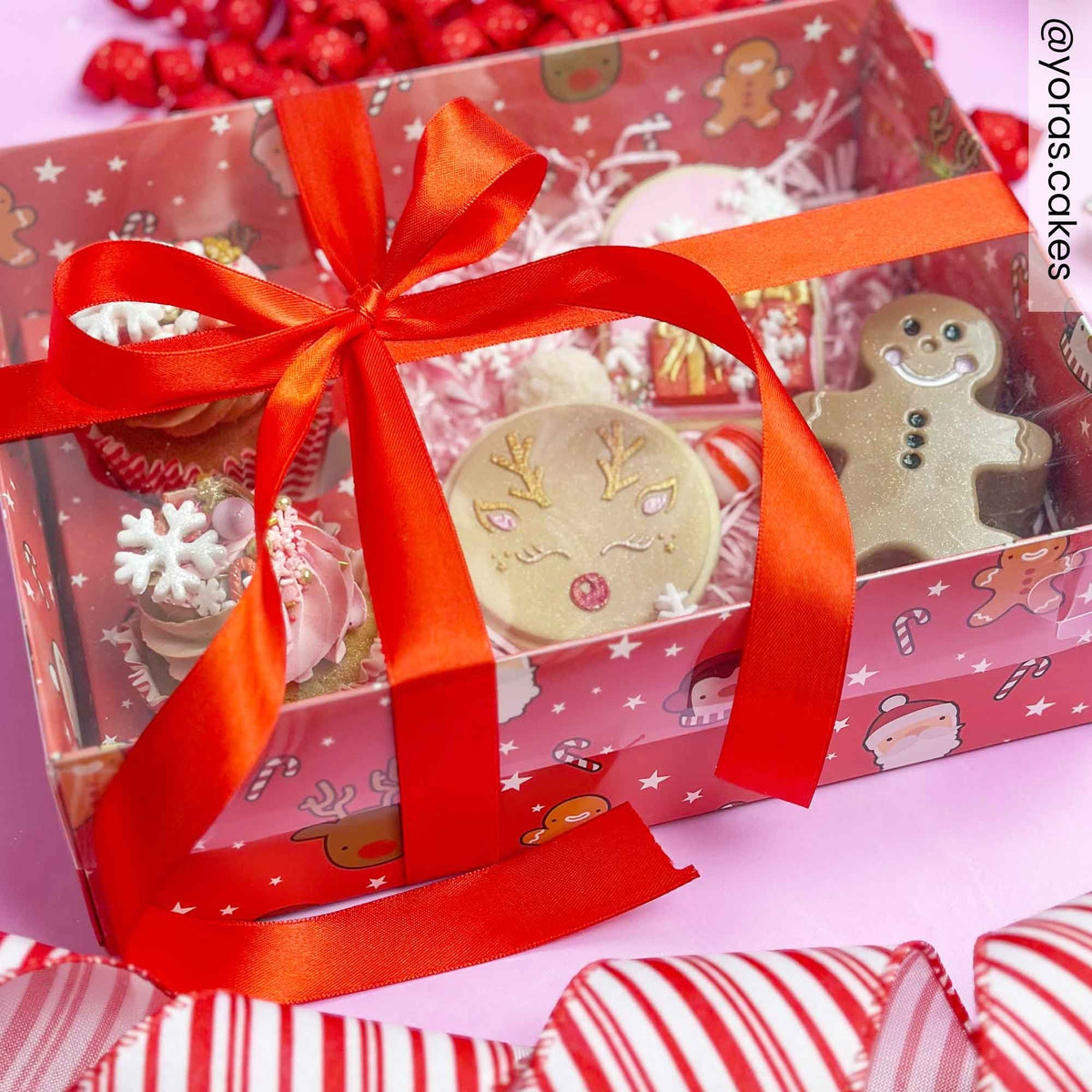 Festive Friends Hamper & Cupcake Box - Pack Of 2