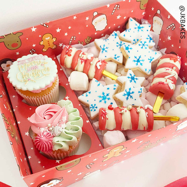 Festive Friends Hamper & Cupcake Box - Pack Of 2