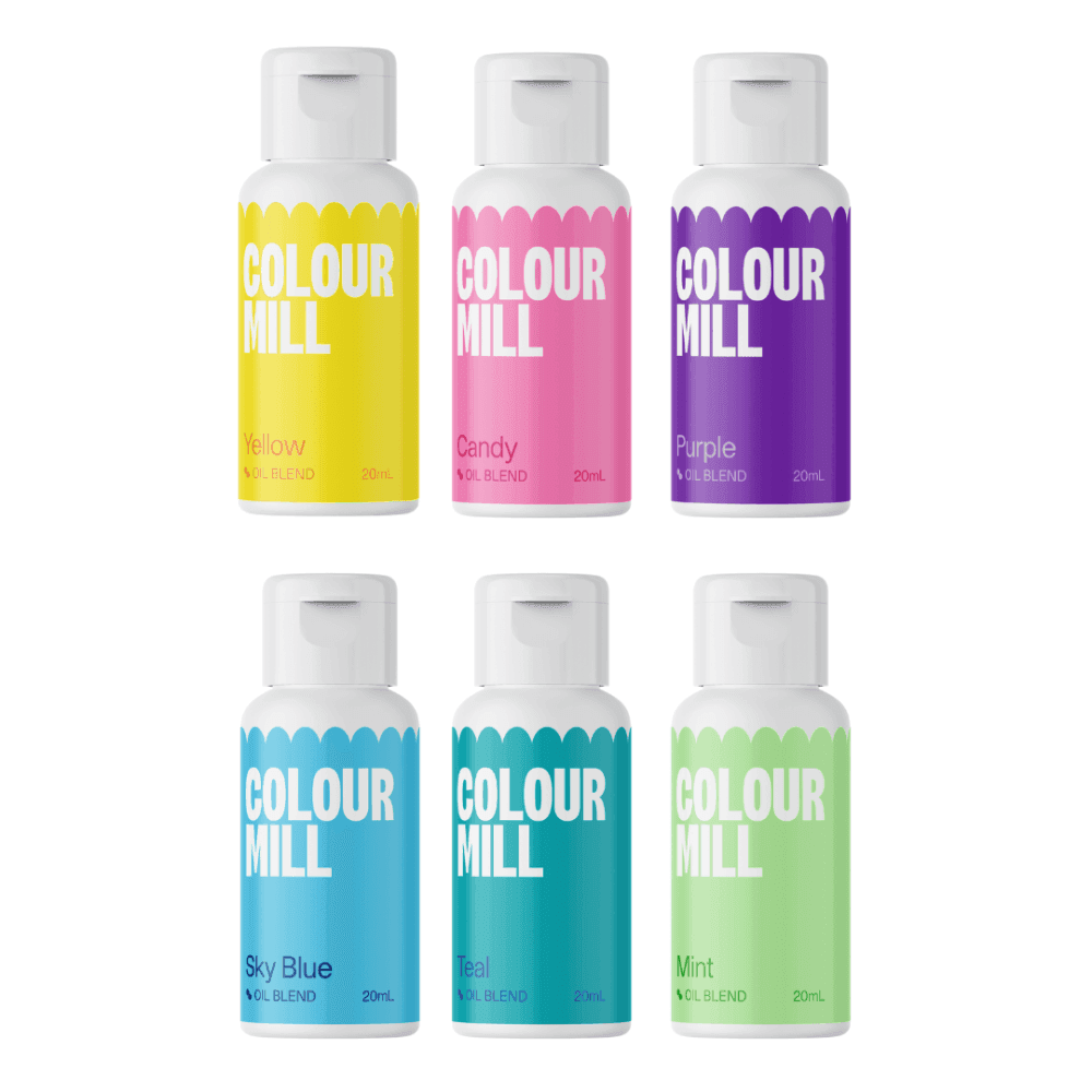 Pool Party - Gift Set of 6 Oil Based Colouring