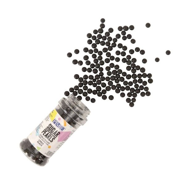 Black - 7mm Sugar Pearls 90g