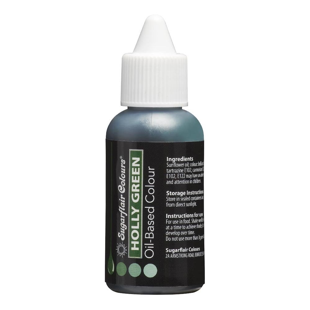 Oil Based Colouring 30ml - Holly Green