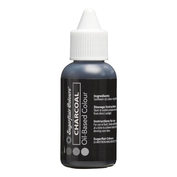 Oil Based Colouring 30ml - Charcoal