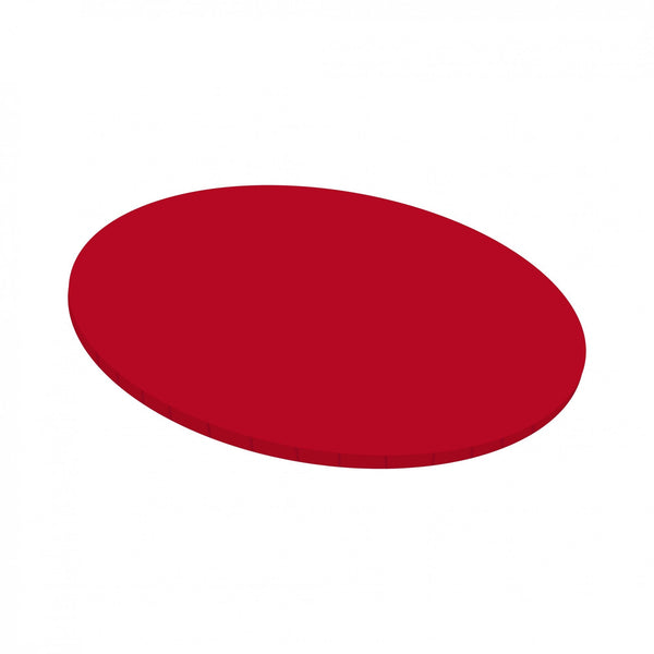 5mm Red Round Matt Masonite Board