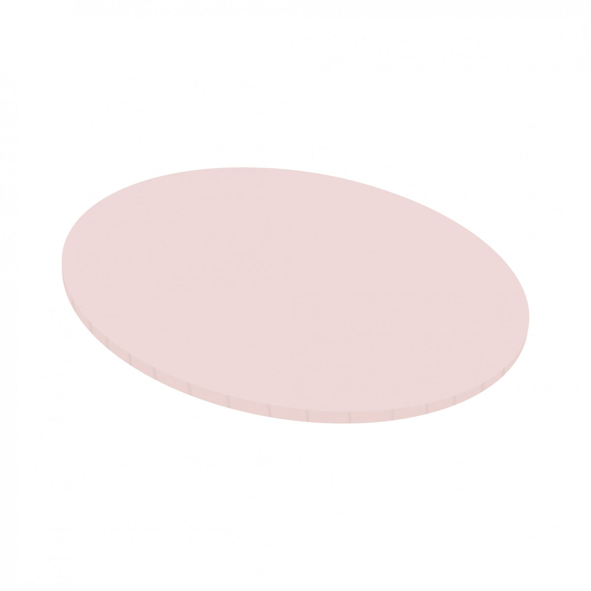 5mm Baby Pink Round Matt Masonite Board