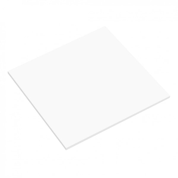 5mm White Square Matt Masonite Board