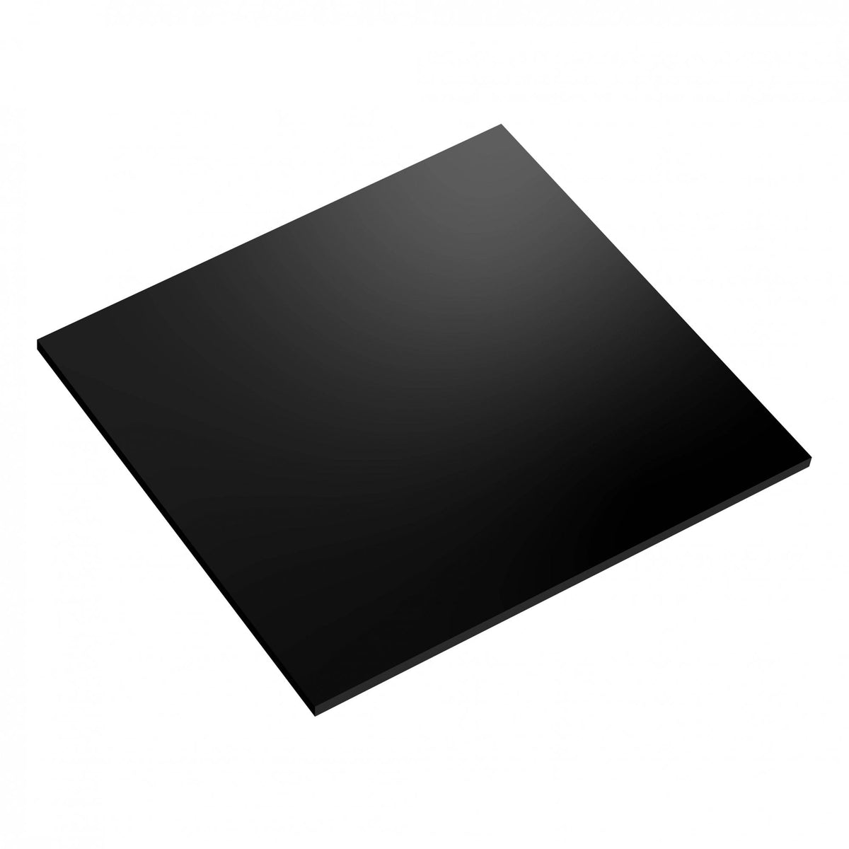 5mm Black Square Gloss Masonite Board