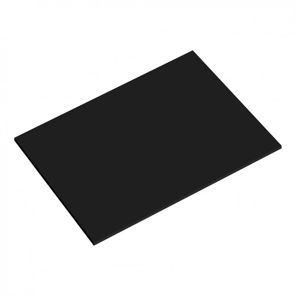 5mm Black Rectangle Matt Masonite Board