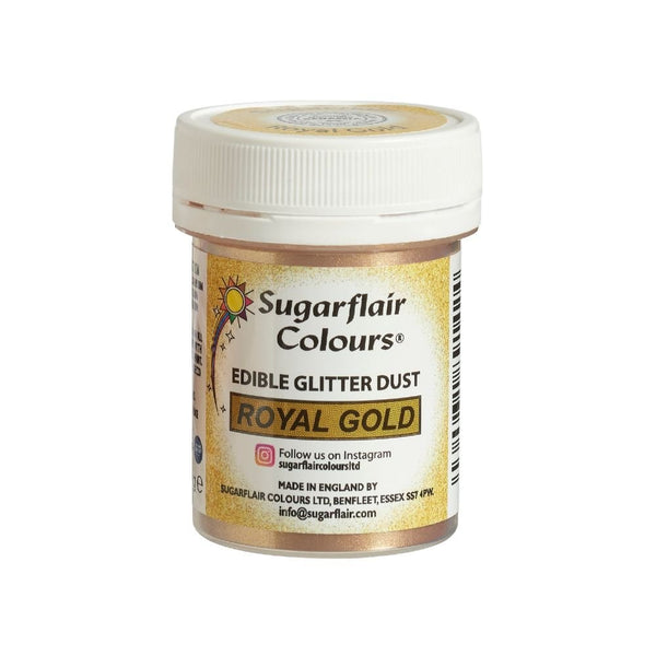 Royal Gold - Edible Glitter Dust 10g - Sugarflair