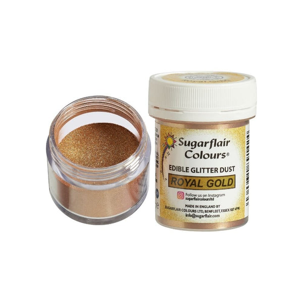 Royal Gold - Edible Glitter Dust 10g - Sugarflair
