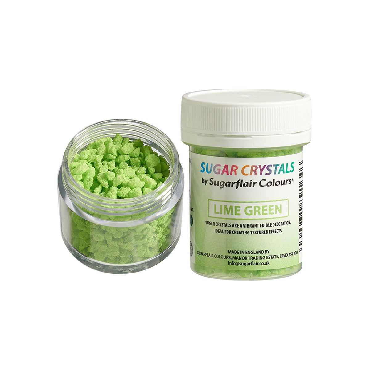 Sugar Crystals 40g - Lime Green