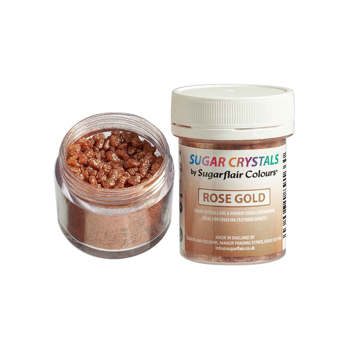 Sugar Crystals 40g - Rose Gold