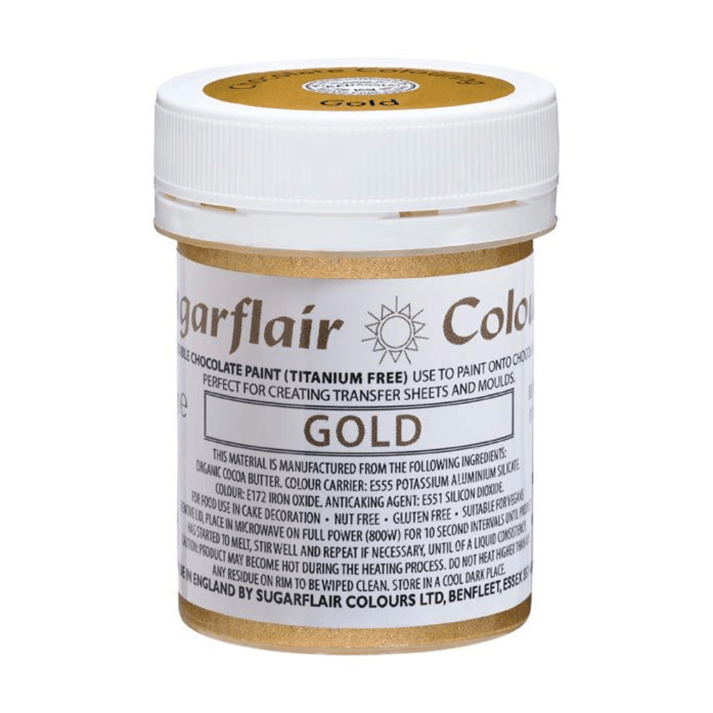 E171 Free - Gold Chocolate Paint Colouring 35g