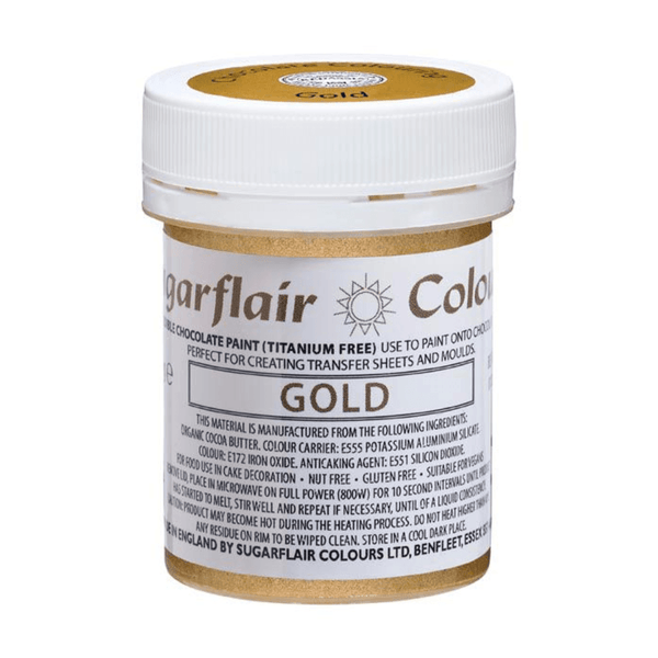 E171 Free - Gold Chocolate Paint Colouring 35g