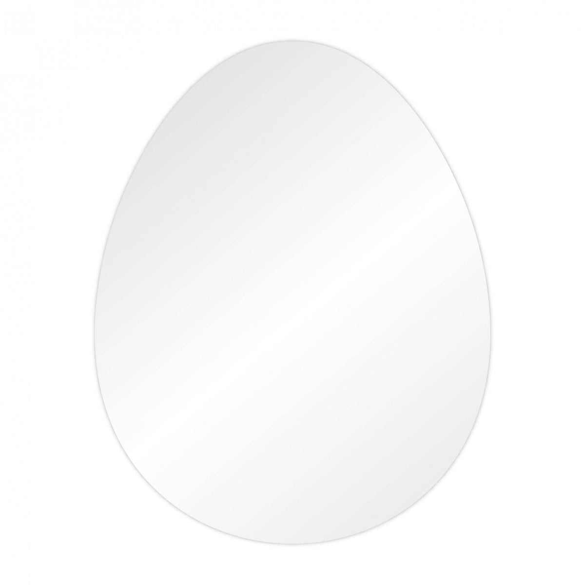 Set of 2 Egg Shaped Acrylic Ganache Plates