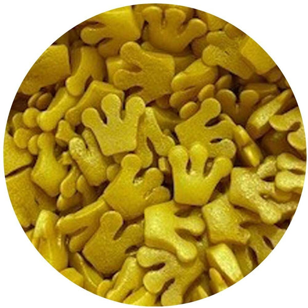3D Gold Crown Sprinkles 60g