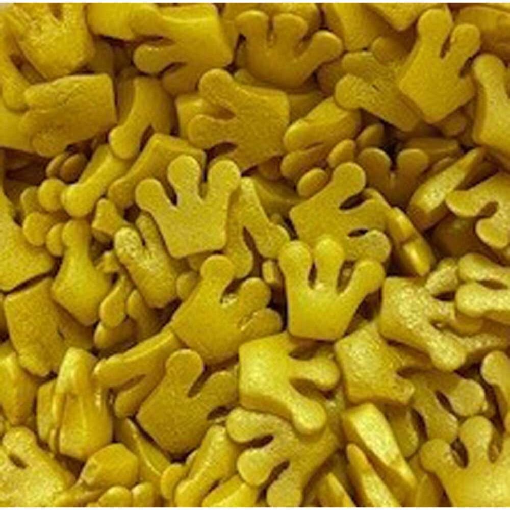 3D Gold Crown Sprinkles 60g