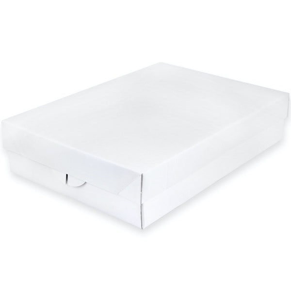 Holds 24 White Cupcake Box