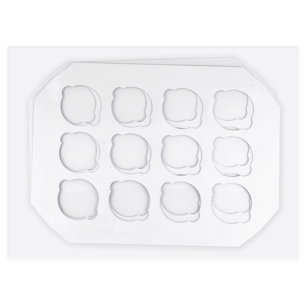 Holds 24 White Cupcake Box