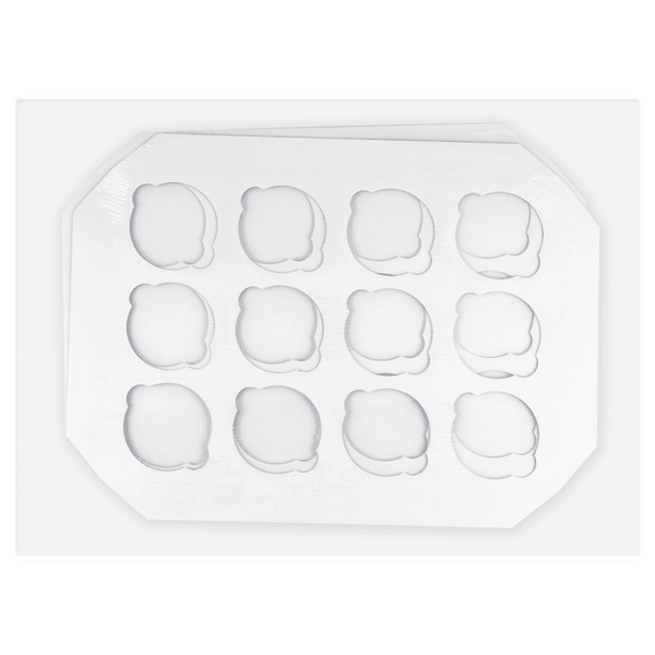 Holds 24 White Cupcake Box
