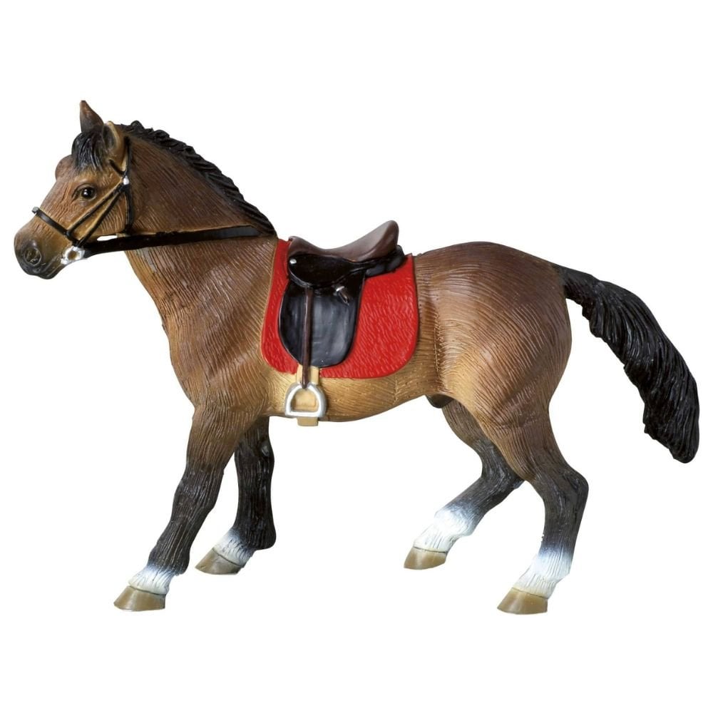 Hanoverian Stallion & Female Rider Set Cake Figure Topper